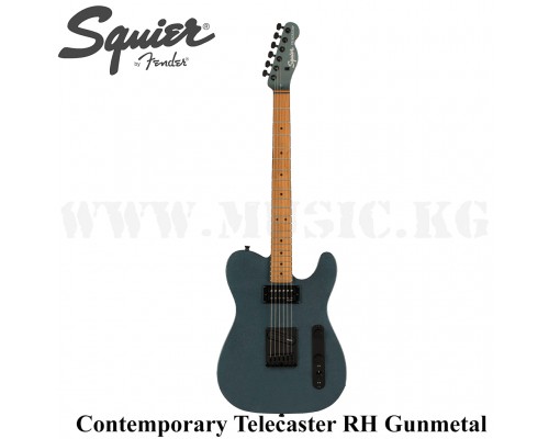 Электрогитара Contemporary Telecaster® RH, Roasted Maple Fingerboard, Gunmetal Metallic Squier