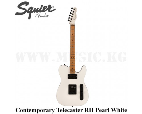Электрогитара Contemporary Telecaster RH, Roasted Maple Fingerboard, Pearl White Squier