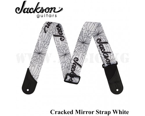 Ремень Jackson Cracked Mirror Strap, White, 2" Jackson