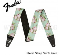 Ремень Floral Strap, Surf Green, 2" Fender