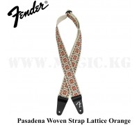 Ремень Pasadena Woven Strap, Lattice Orange, 2" Fender