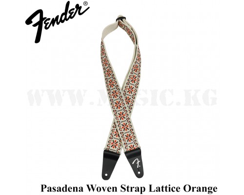 Ремень Pasadena Woven Strap, Lattice Orange, 2" Fender