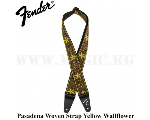 Ремень Pasadena Woven Strap, Yellow Wallflower, 2" Fender