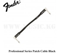 Кабель Professional Series Patch Cables, Angle/Angle Black Fender