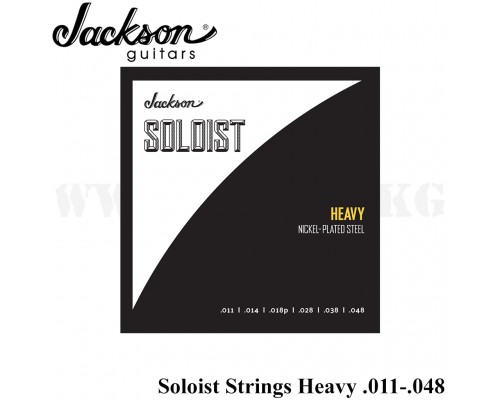 Струны Jackson® Soloist™ Strings, Heavy .011-.048