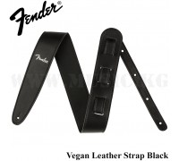 Ремень Vegan Leather Strap, Black, 2.5", Microfiber Fender