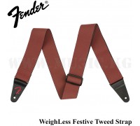 Ремень Limited Edition WeighLess™ Festive Strap Tweed Strap, Green and Red, 2" Fender
