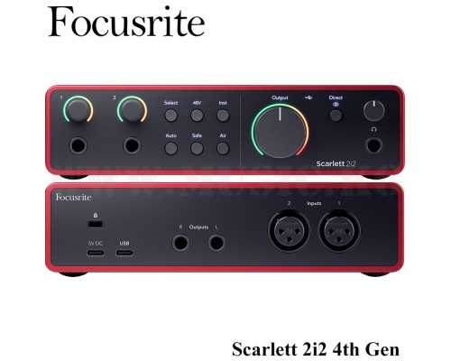 Звуковая карта Focusrite Scarlett 2i2 4th Gen