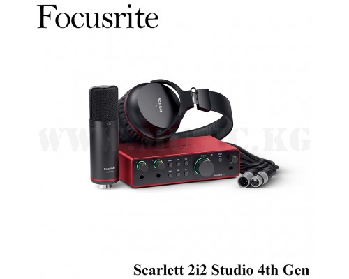 Студийный комплект Focusrite Scarlett 2i2 Studio 4th Gen