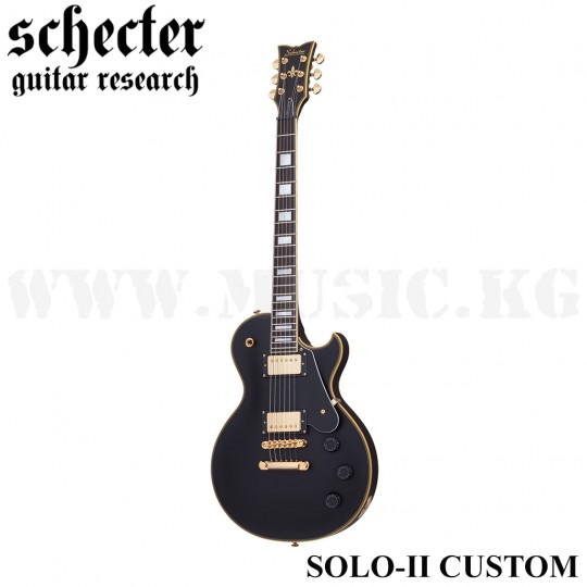 Электрогитара Schecter Solo-II Custom Aged Black Satin