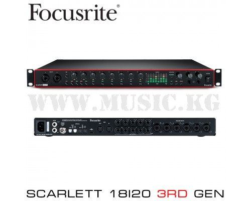 Микрофонный предусилитель Focusrite Scarlett 18i20 3rd Gen