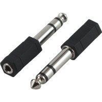 Переходник mini stereo Jack / stereo Jack (пластик)  Accu Cable