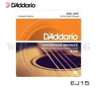 Струны для акустической гитары D'Addario EJ15 PHOSPHOR BRONZE