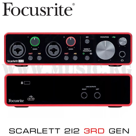 Звуковая карта Focusrite Scarlett 2i2 3rd Gen