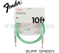 Инструментальный кабель Fender Original Series Surf Green (3м)