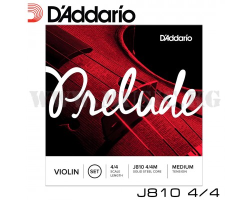 D'Addario Prelude J810 4/4M