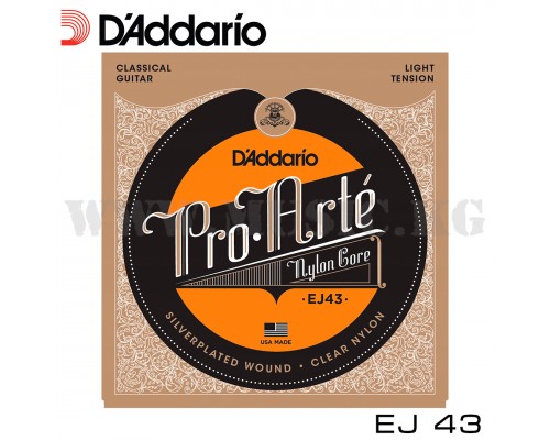 Струны для классической гитары D'Addario EJ43 (Pro-Arte)