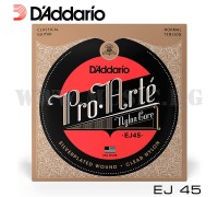 Струны для классической гитары D'Addario EJ45