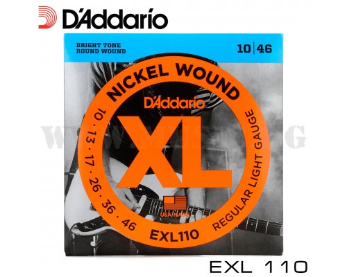 Струны для электрогитары D'Addario EXL110