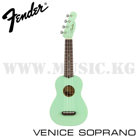 Укулеле сопрано Fender Venice Soprano Green