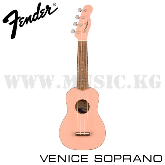Укулеле сопрано Fender Venice Soprano Pink