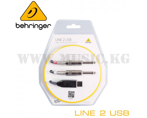 Портативный аудио интерфейс Behringer LINE 2 USB