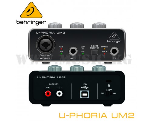 Звуковая карта Behringer U-Phoria UM2