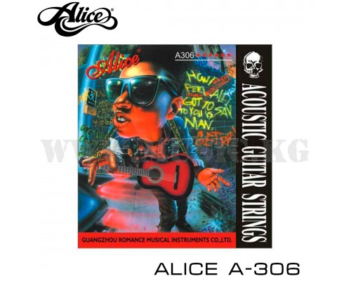 Струны для акустической гитары Alice A-306