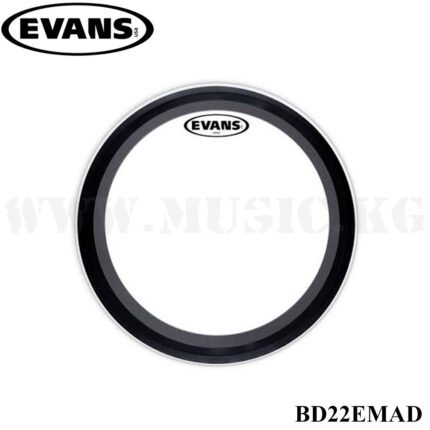 Однослойный пластик для бас-барабана Evans BD22EMAD 22'' EMAD BTR CLR