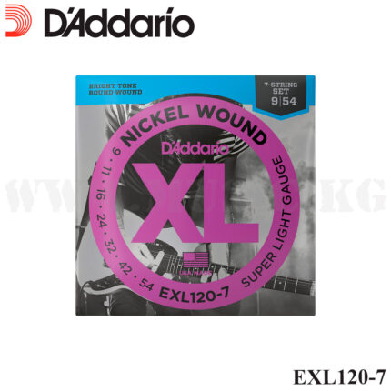 Струны для электрогитары D'Addario EXL120-7