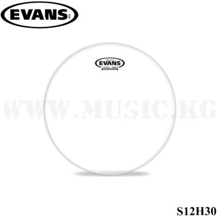S12H30 Однослойный резонаторный пластик Hazy 300 Snare Side для тома, прозрачный. Диаметр: 12" Evans