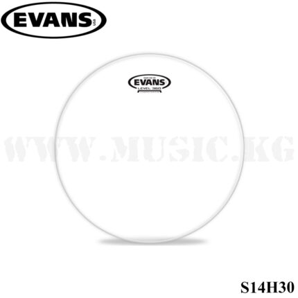 S14H30 Однослойный резонаторный пластик Hazy 300 Snare Side для тома, прозрачный. Диаметр: 14" Evans