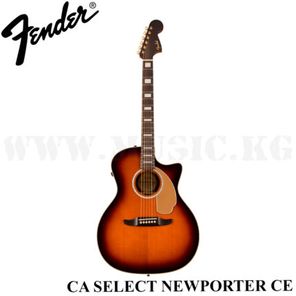 Электрогитара California Select Newporter™ CE, Aged Cognac Burst Fender