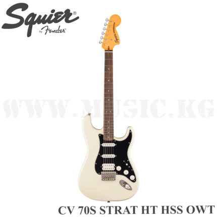 Электрогитара Classic Vibe™ '70s Stratocaster® HT HSS, Laurel Fingerboard, Black Pickguard, Olympic White Fender