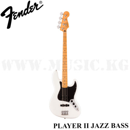 Бас-гитара Player II Jazz Bass®, Maple Fingerboard, Polar White Fender